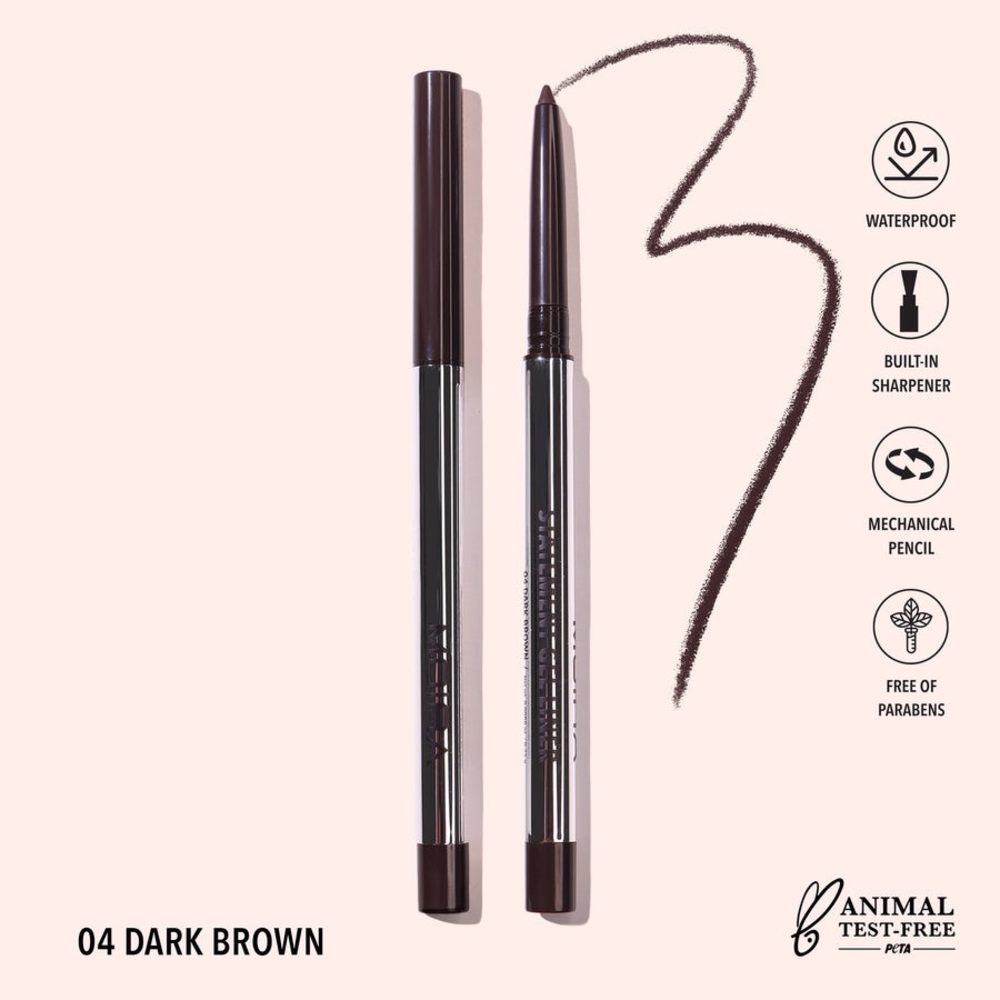 Statement Gel Eyeliner Waterproof Dark Brown Graphic Liner Cruelty Free Makeup